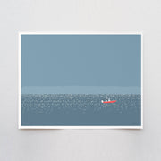 Fishing Boat Art Print 8"x10"