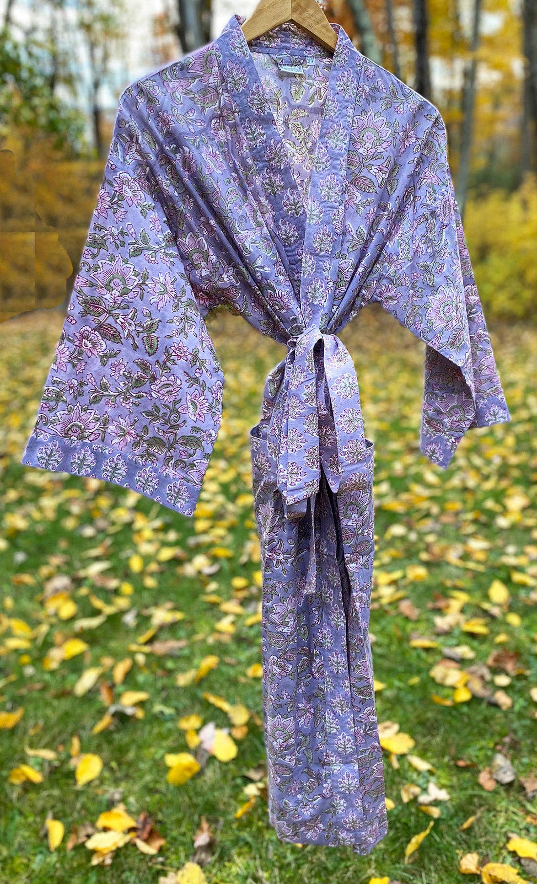 Kerala Long Robe | Lilac