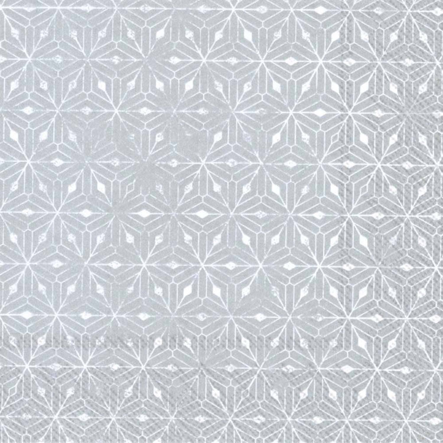 Crystal Ornaments Christmas Paper Cocktail Napkins 20 pack