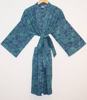 Jakarta Midi Robe | Flora Navy