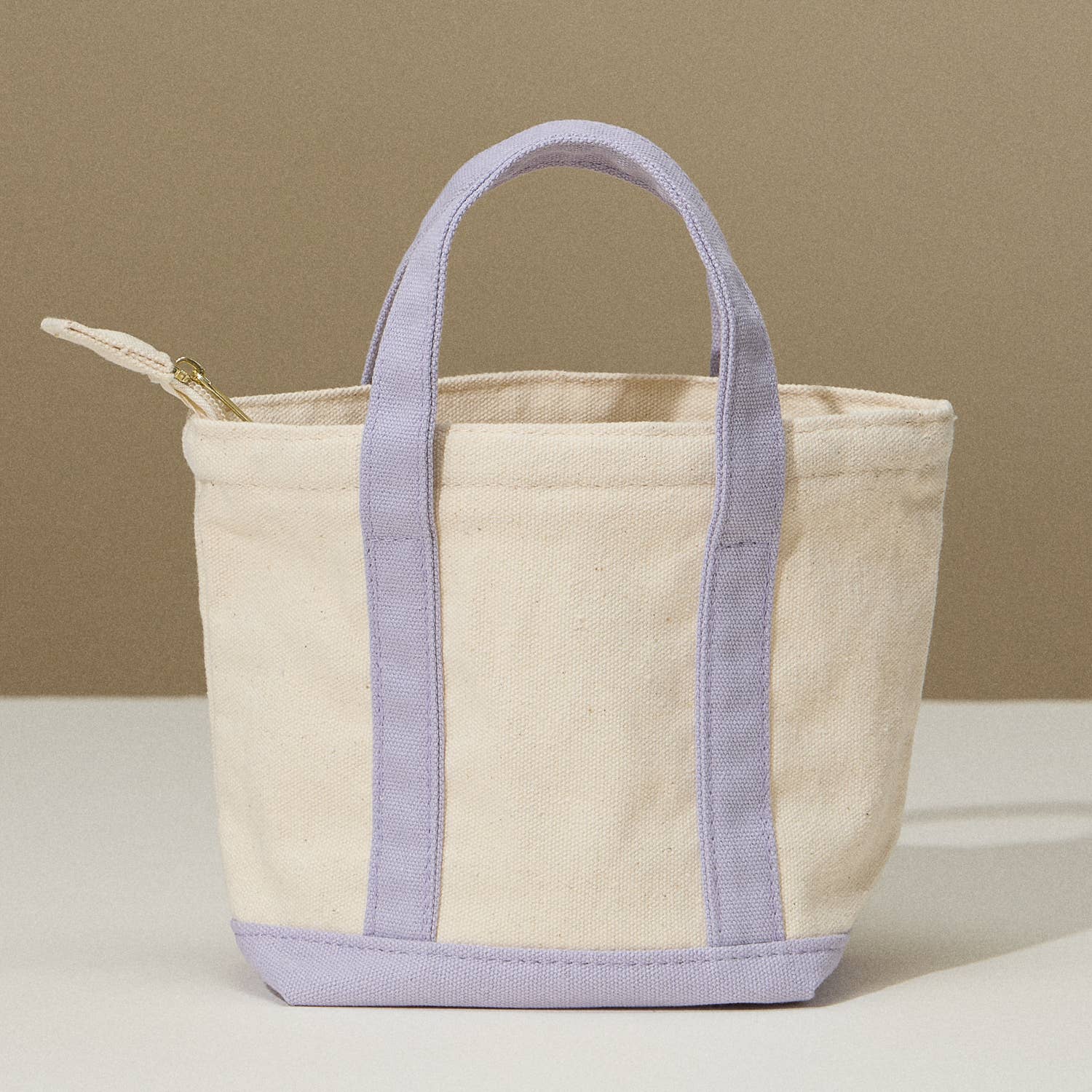 Lavender Mini Cotton Canvas Tote
