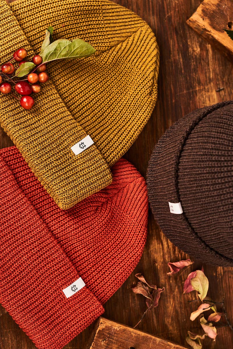 Goldenrod Upcycled Cotton Watchcap