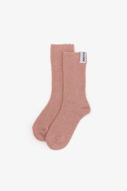 Muted Pink Cosy Socks - 100% Recycled