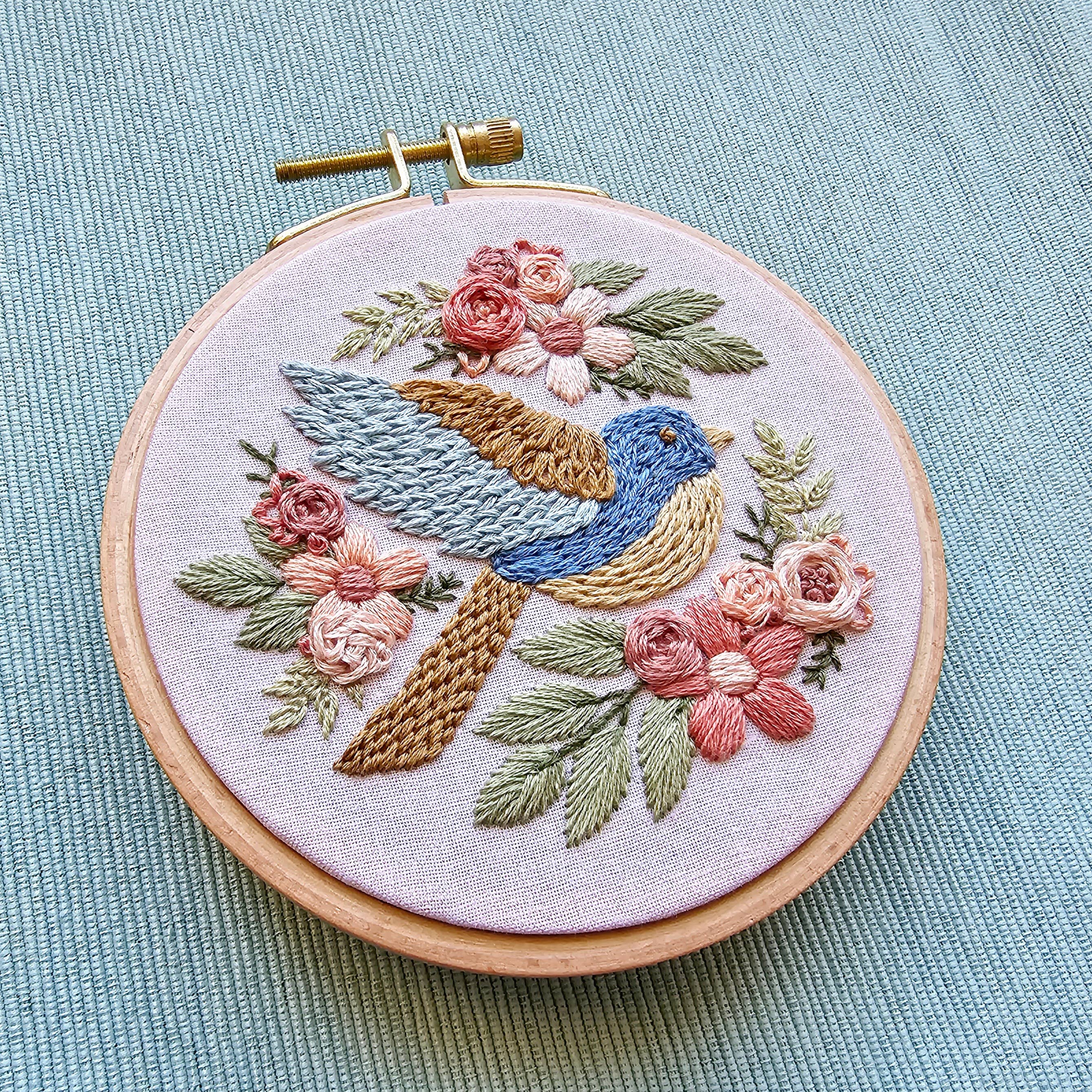 Bluebird Beginner Embroidery Kit