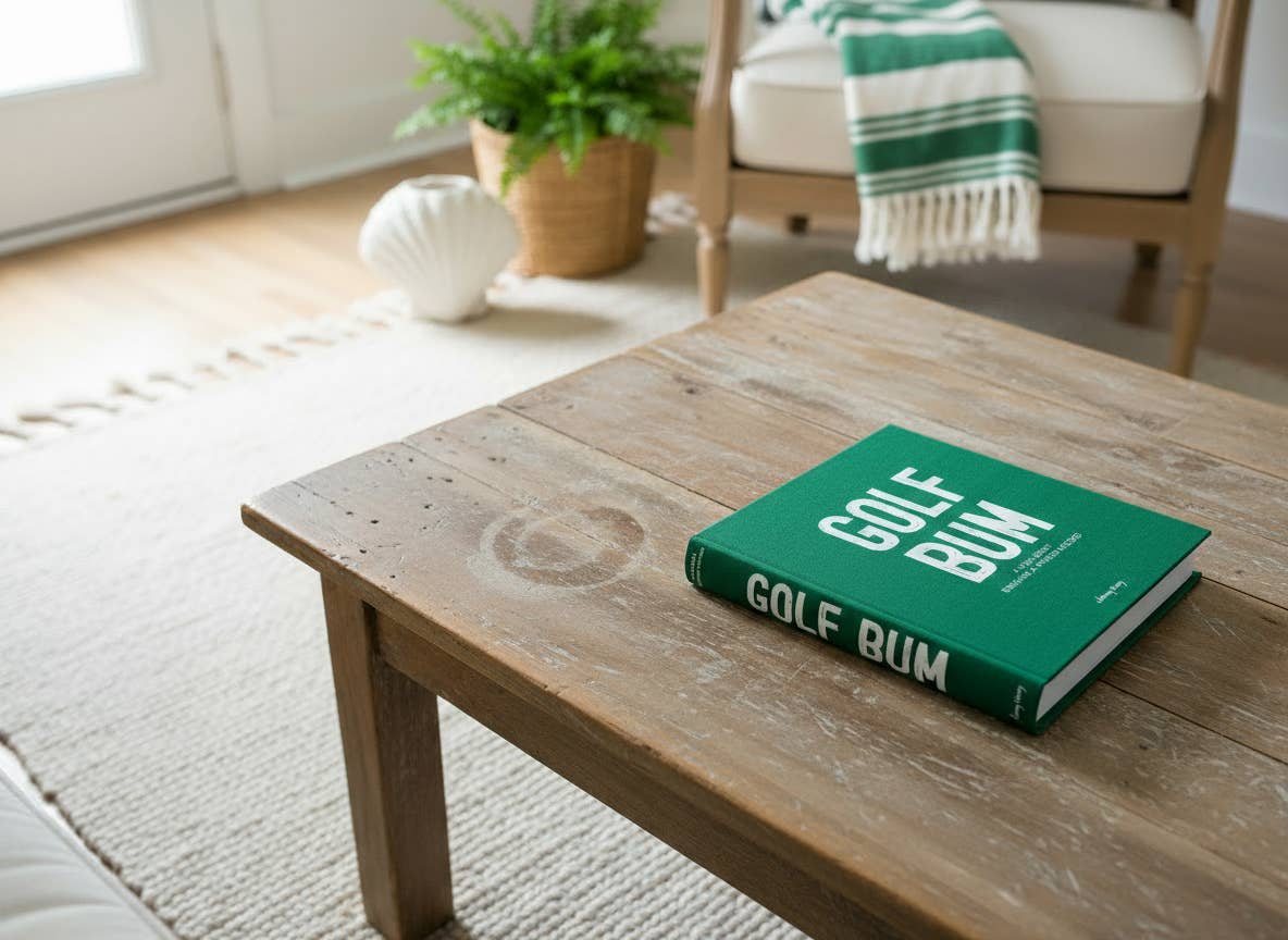 Golf Bum Coffee Table book