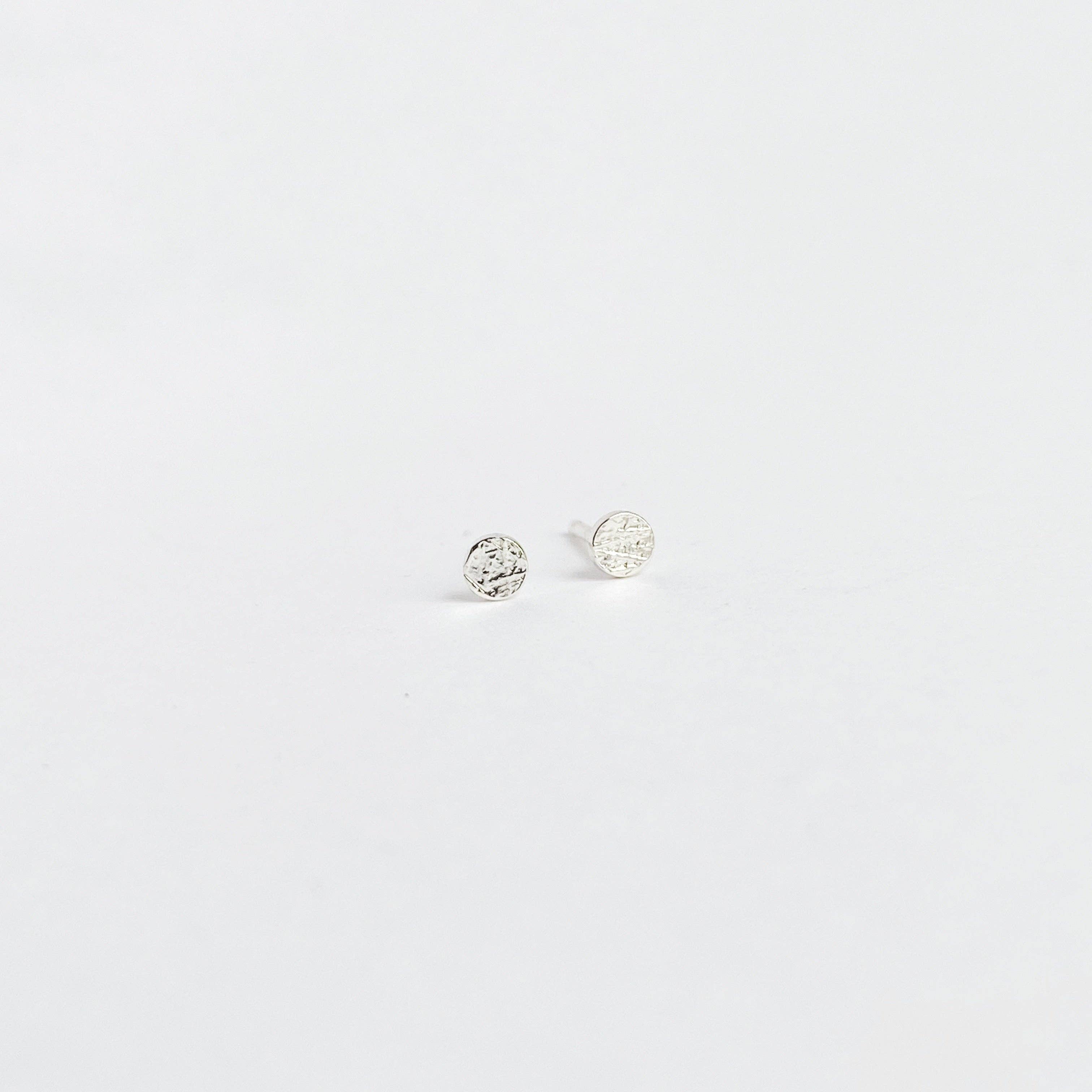 Tiny Dot Studs - Sterling Silver