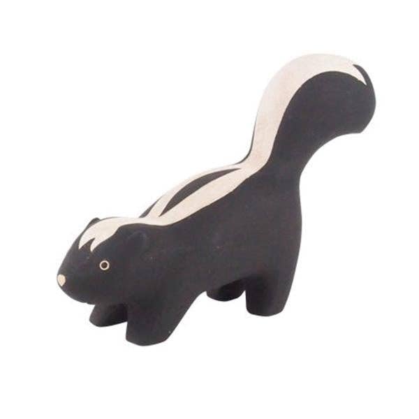 Skunk Hand Carved Figurine