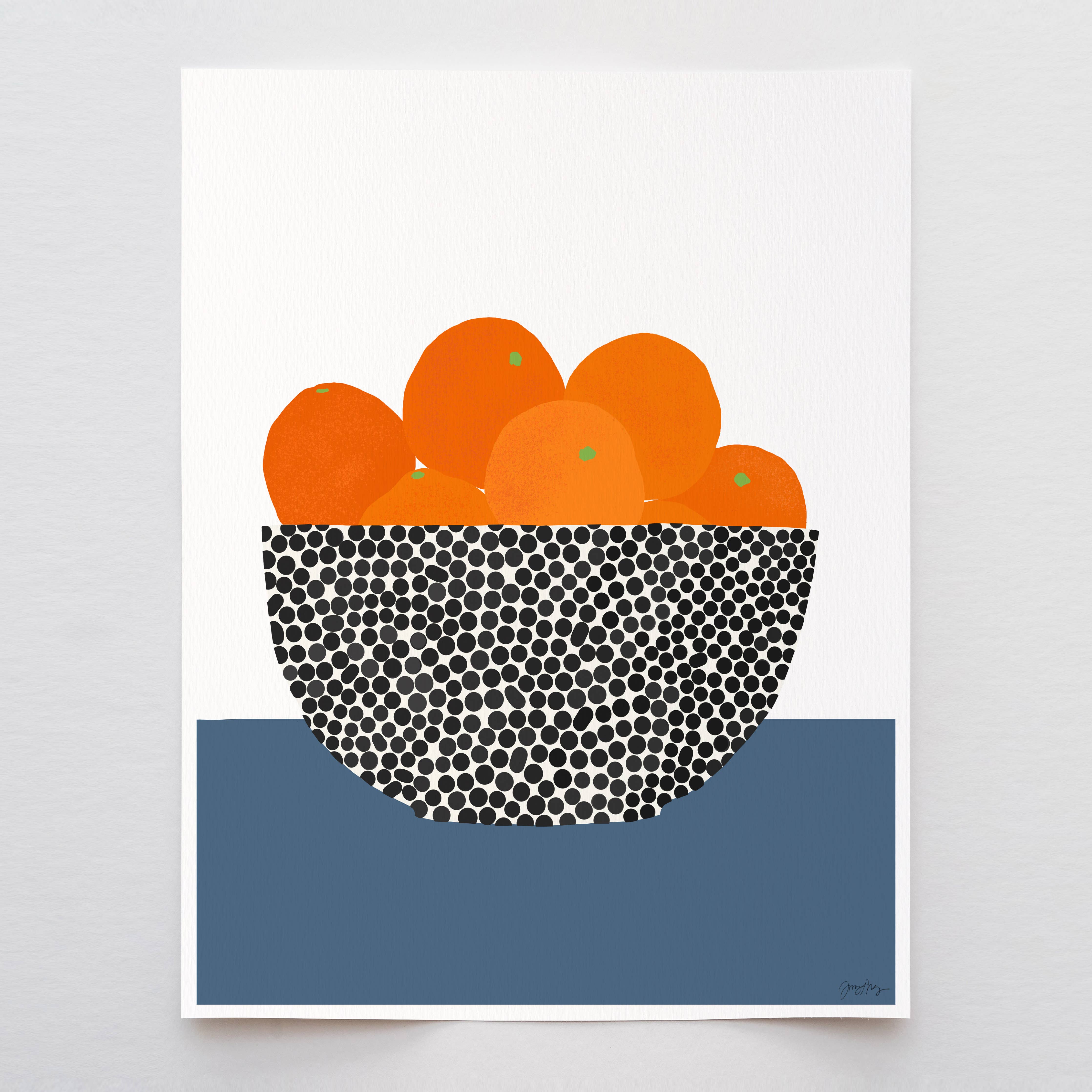 Fruit Bowl Art Print 8"x10"
