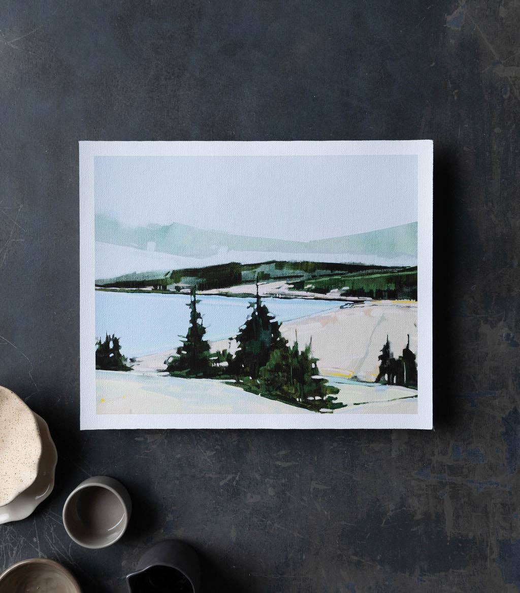 Sand Beach Lookout | Art Print on Canvas