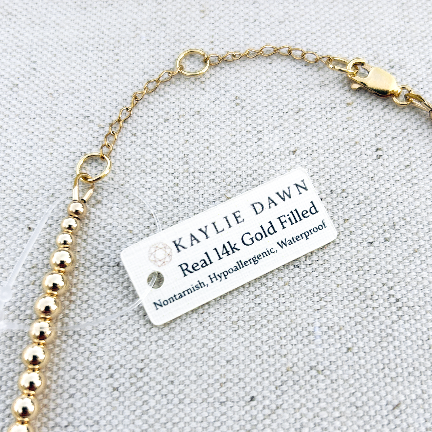 Dash Necklace - Handmade Gemstone and 14k Gold Filled Beads
