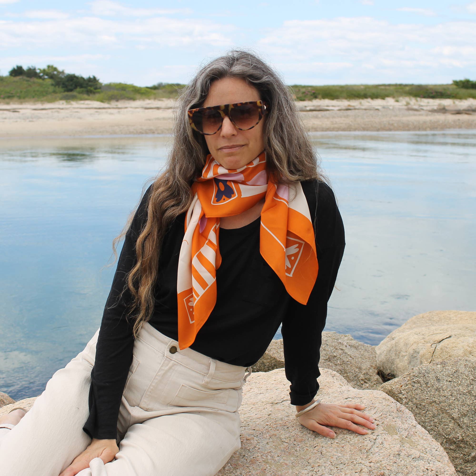 Soar & Sing Scarf 100% Silk Scarf Bandana