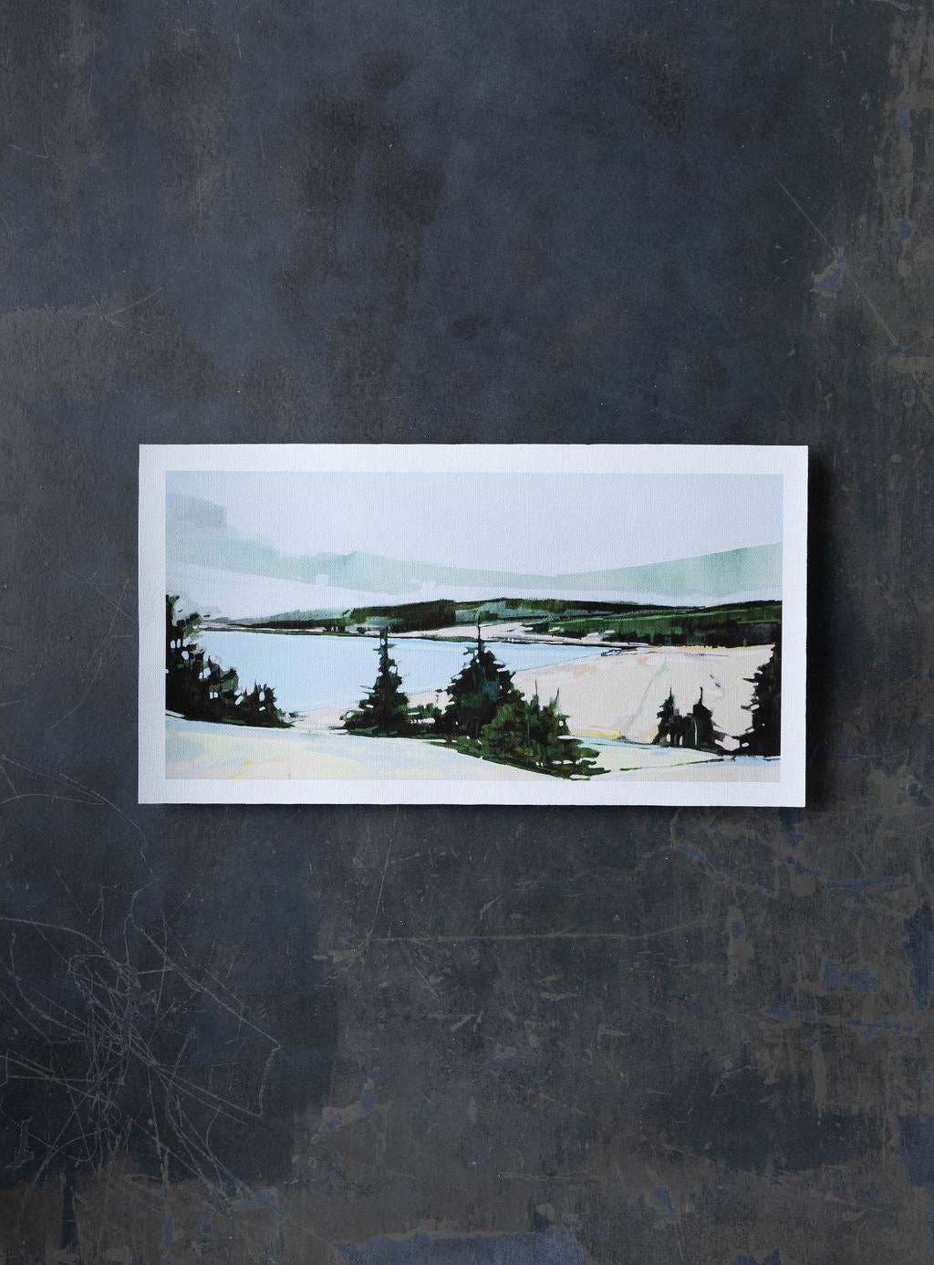 Sand Beach Lookout | Art Print on Canvas