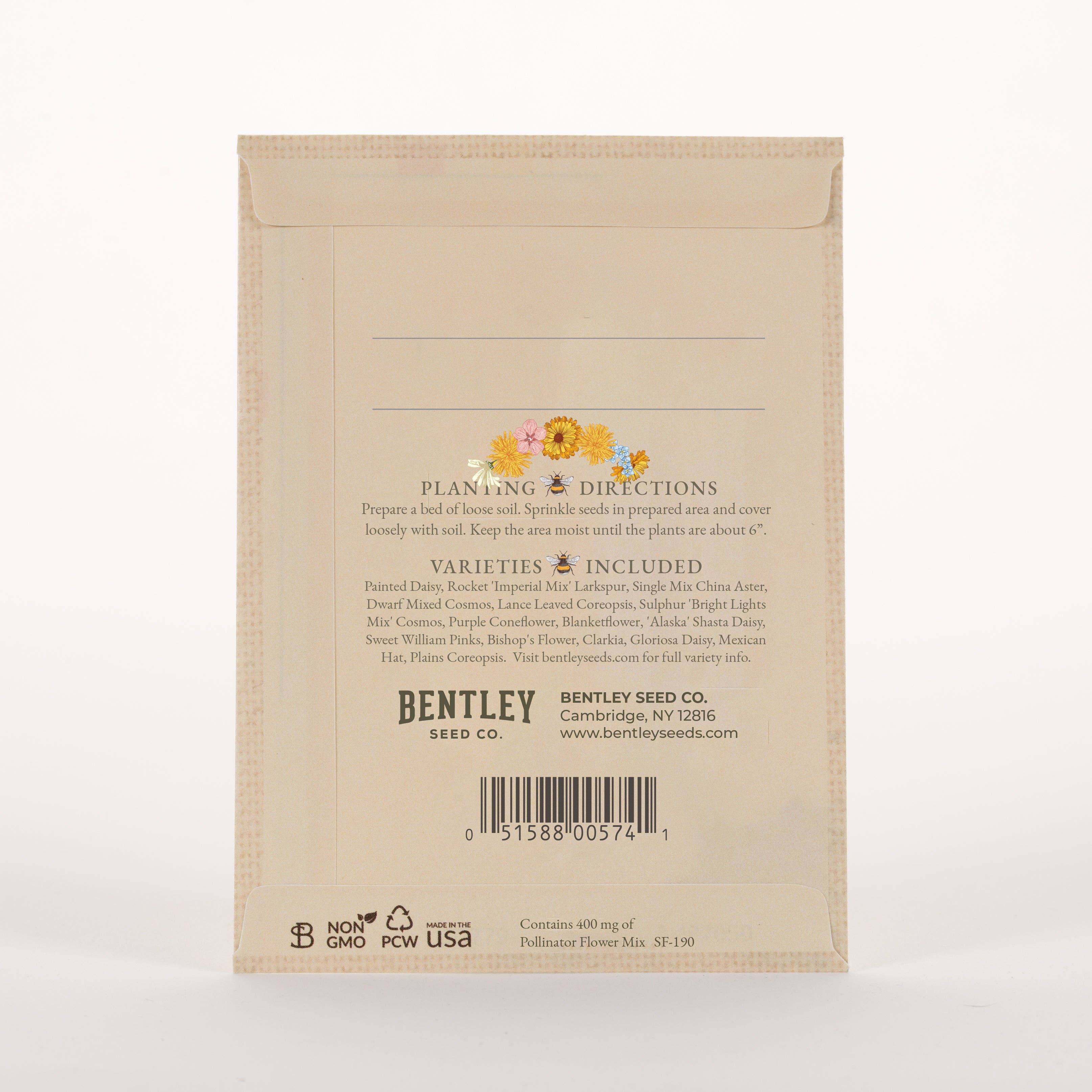 Bee Kind - Pollinator Wildflower Mix Seed Packets