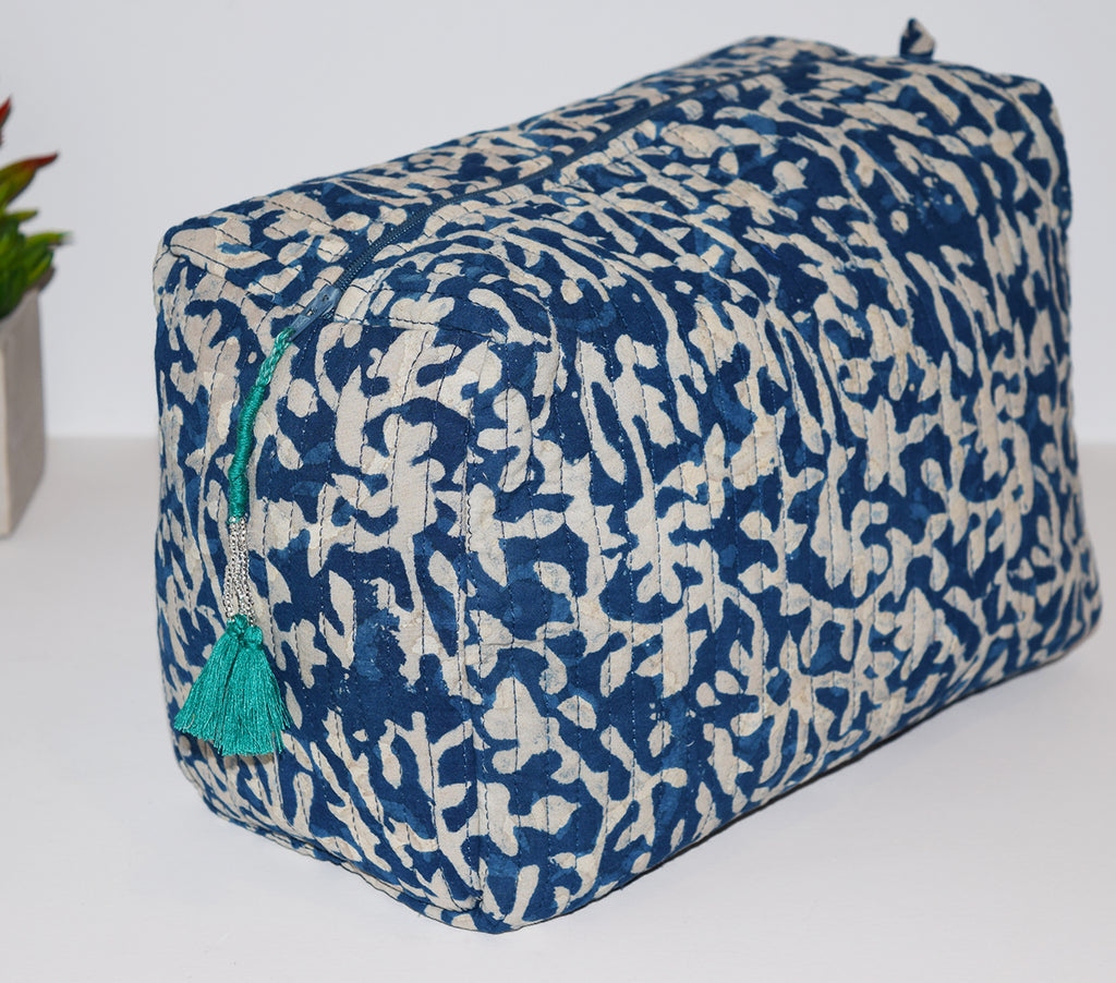 Indigo Jumbo Waterproof Toiletry Bag