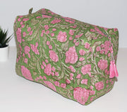 Fern Floral Jumbo Waterproof Toiletry Bag
