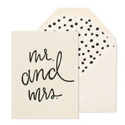 Mr & Mrs Card