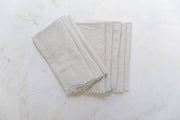Oatmeal Cotton Gauze Cloth Napkins  | Set of 4