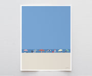 Beach Horizon 1 Art Print 8"x10"