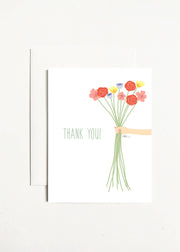 Bouquet Thank You Card