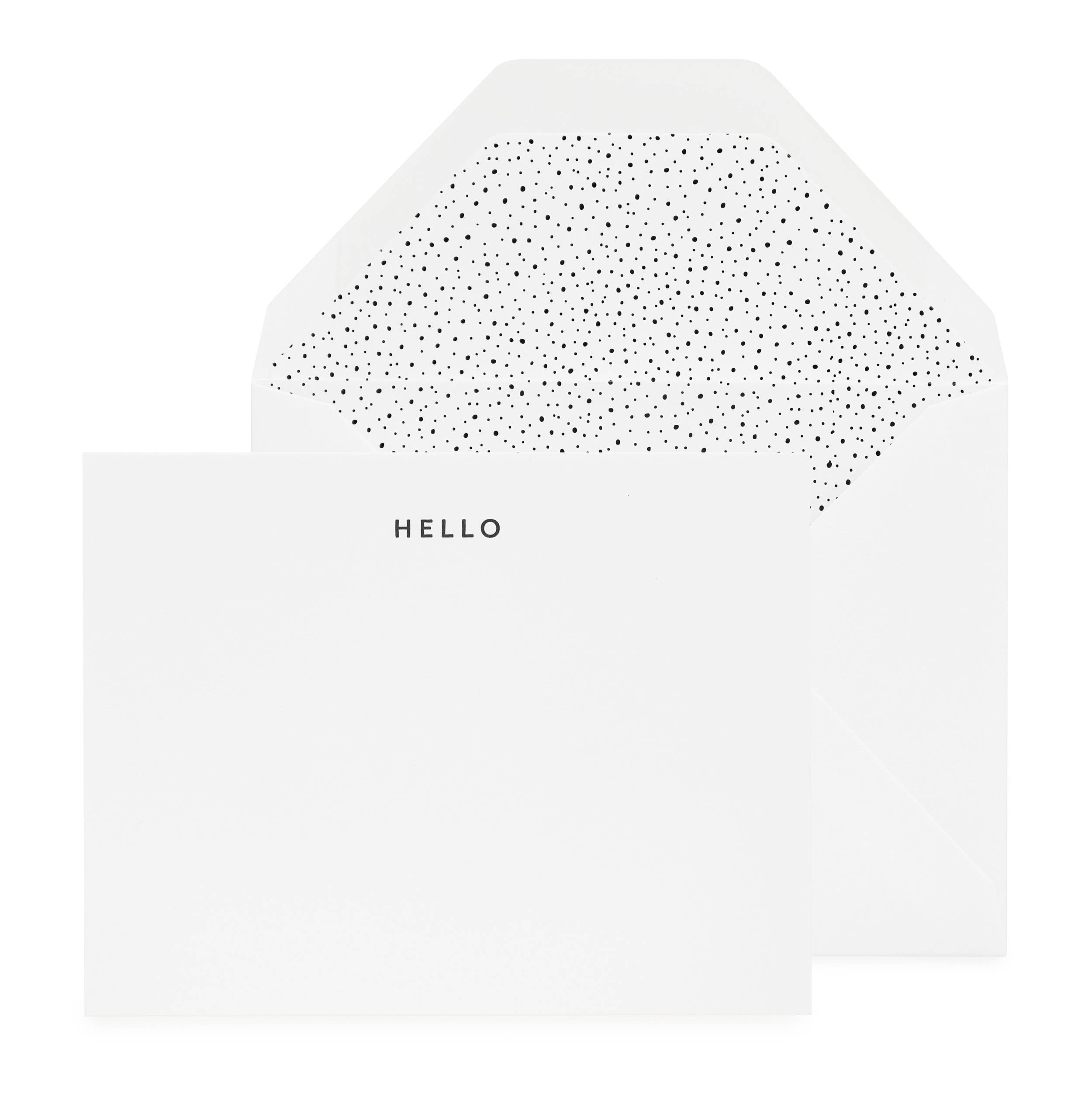 Hello Boxed Card Set