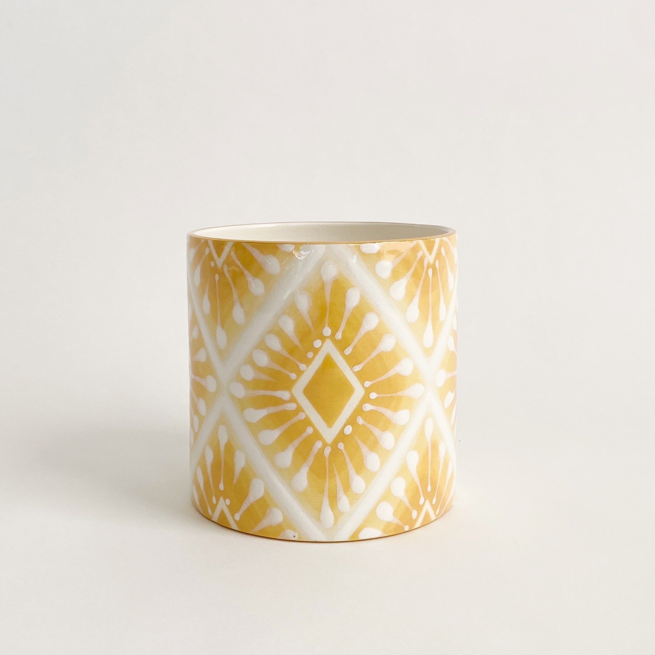 Jill Rosenwald Vase - Neil Diamond in Mustard