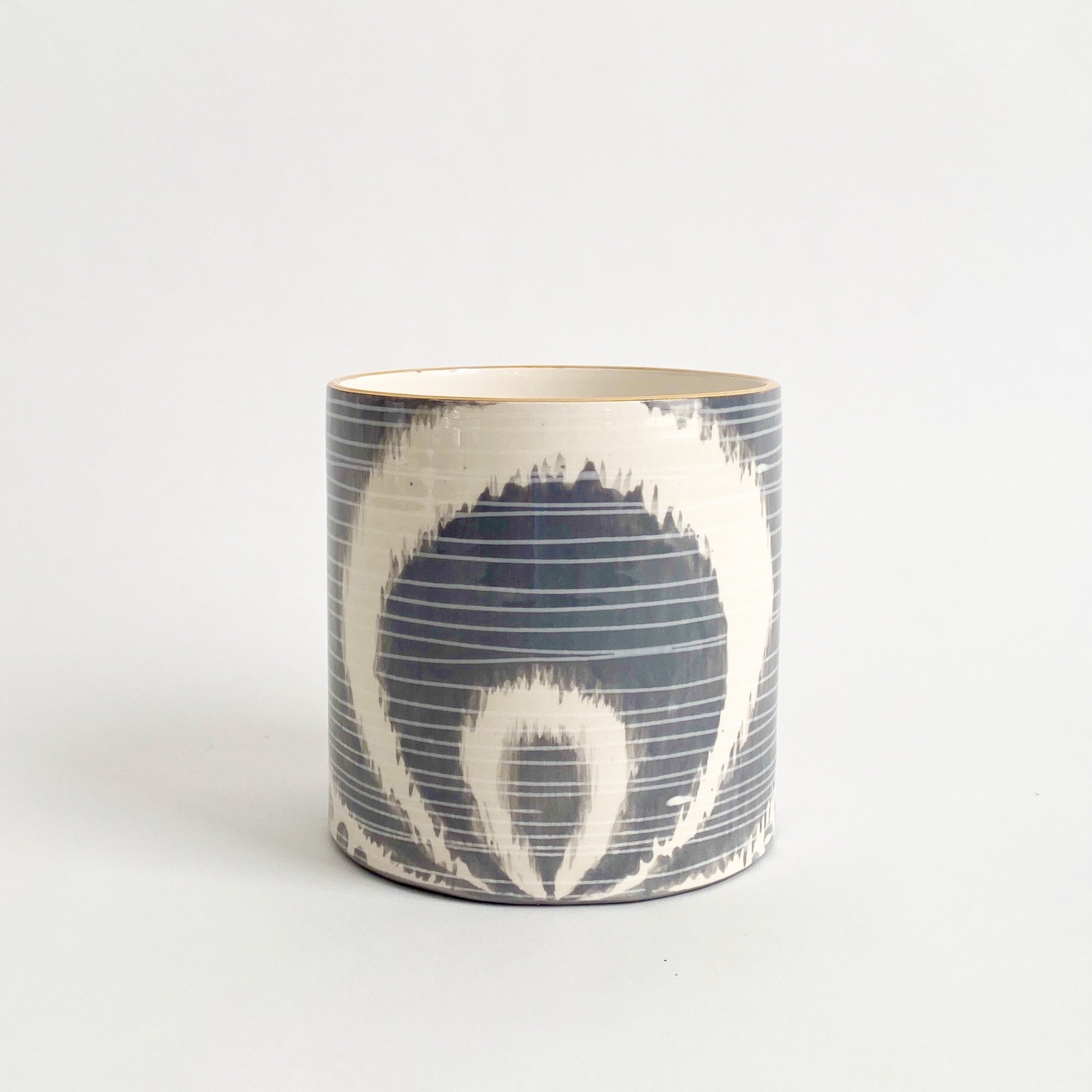 Jill Rosenwald Vase - Vita in Charcoal