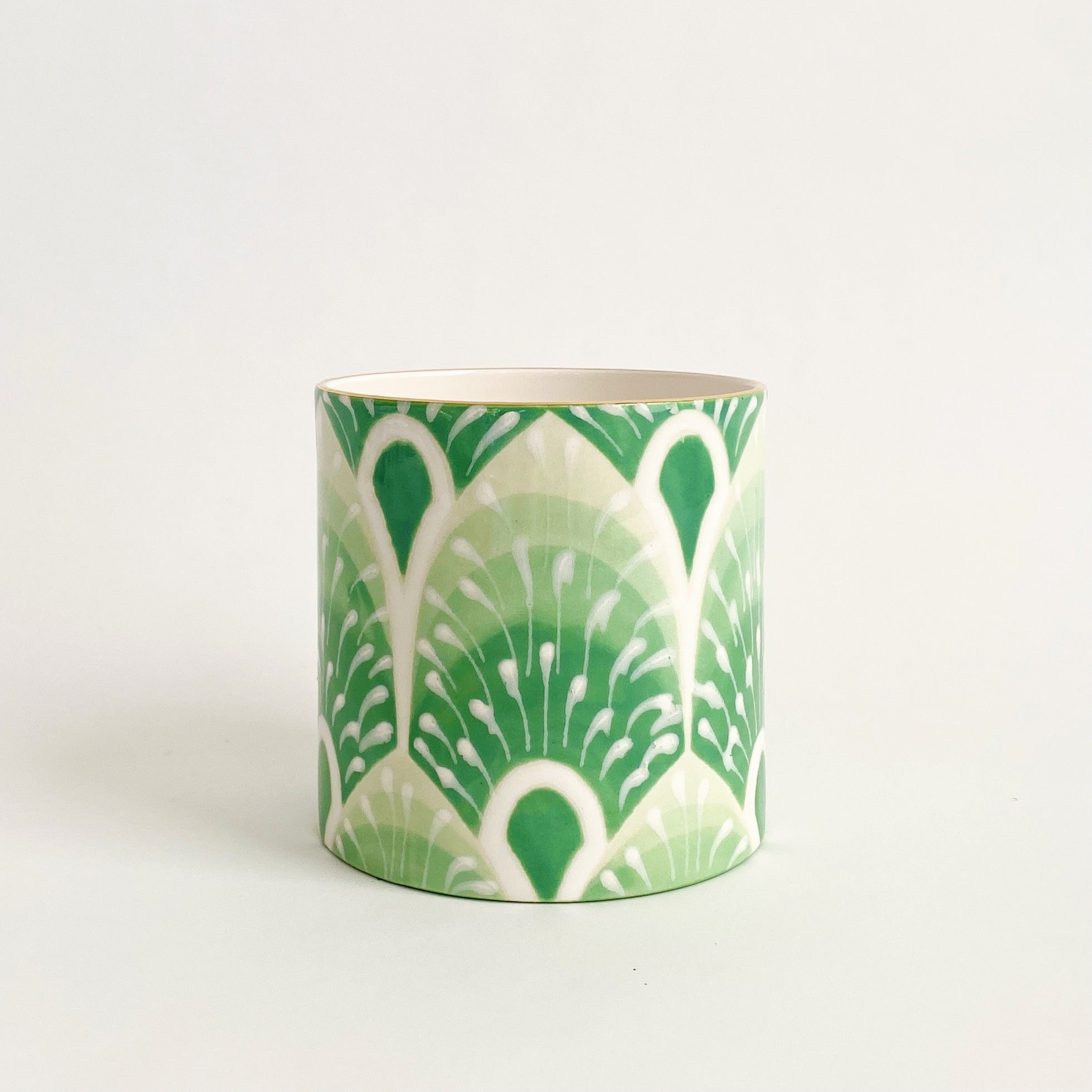 Jill Rosenwald Vase - West Palm in Spruce