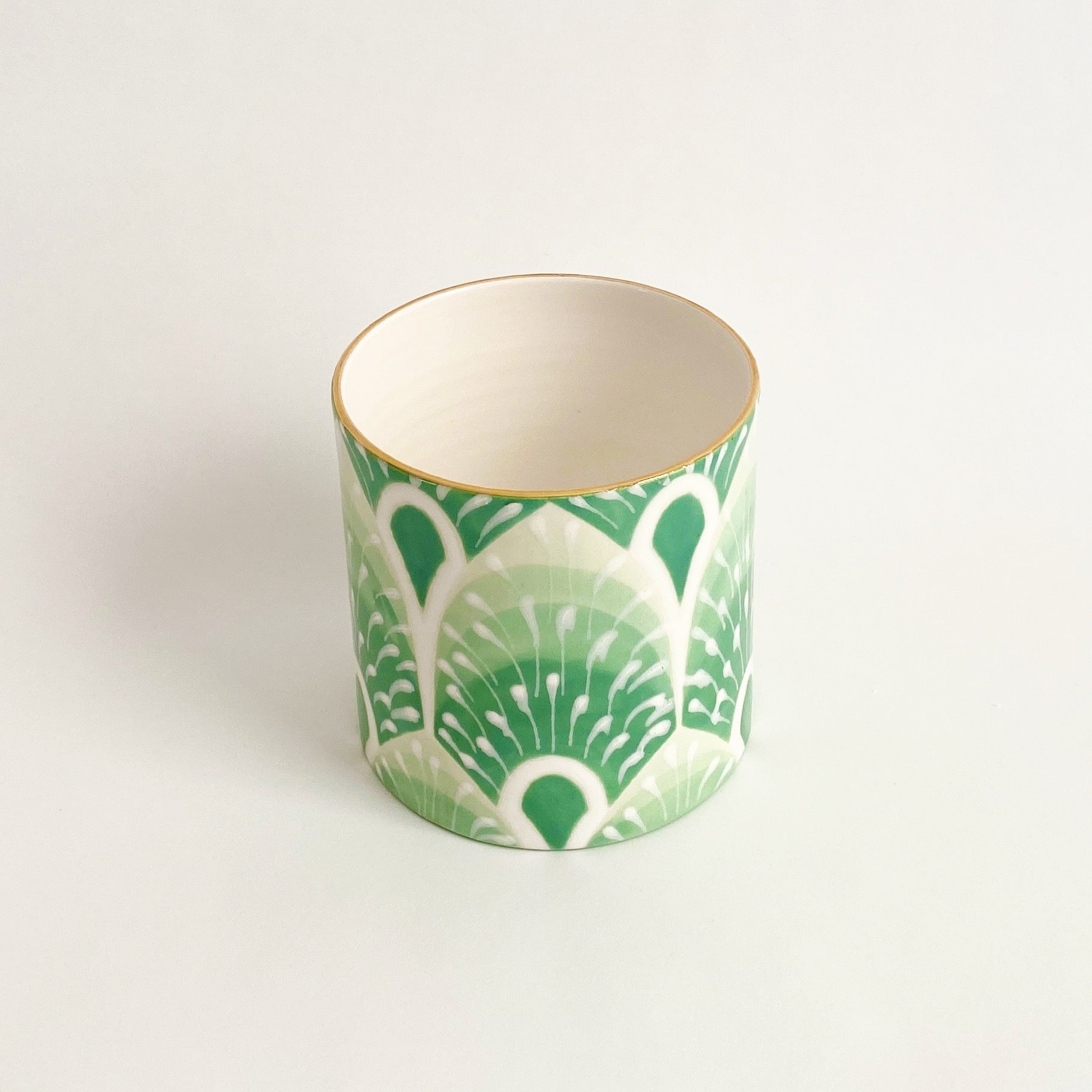 Jill Rosenwald Vase - West Palm in Spruce