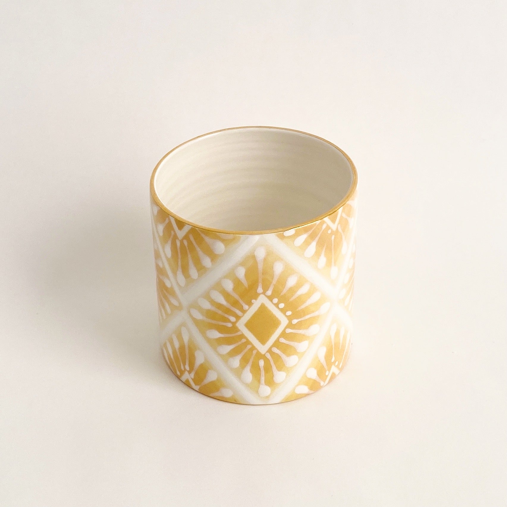 Jill Rosenwald Vase - Neil Diamond in Mustard