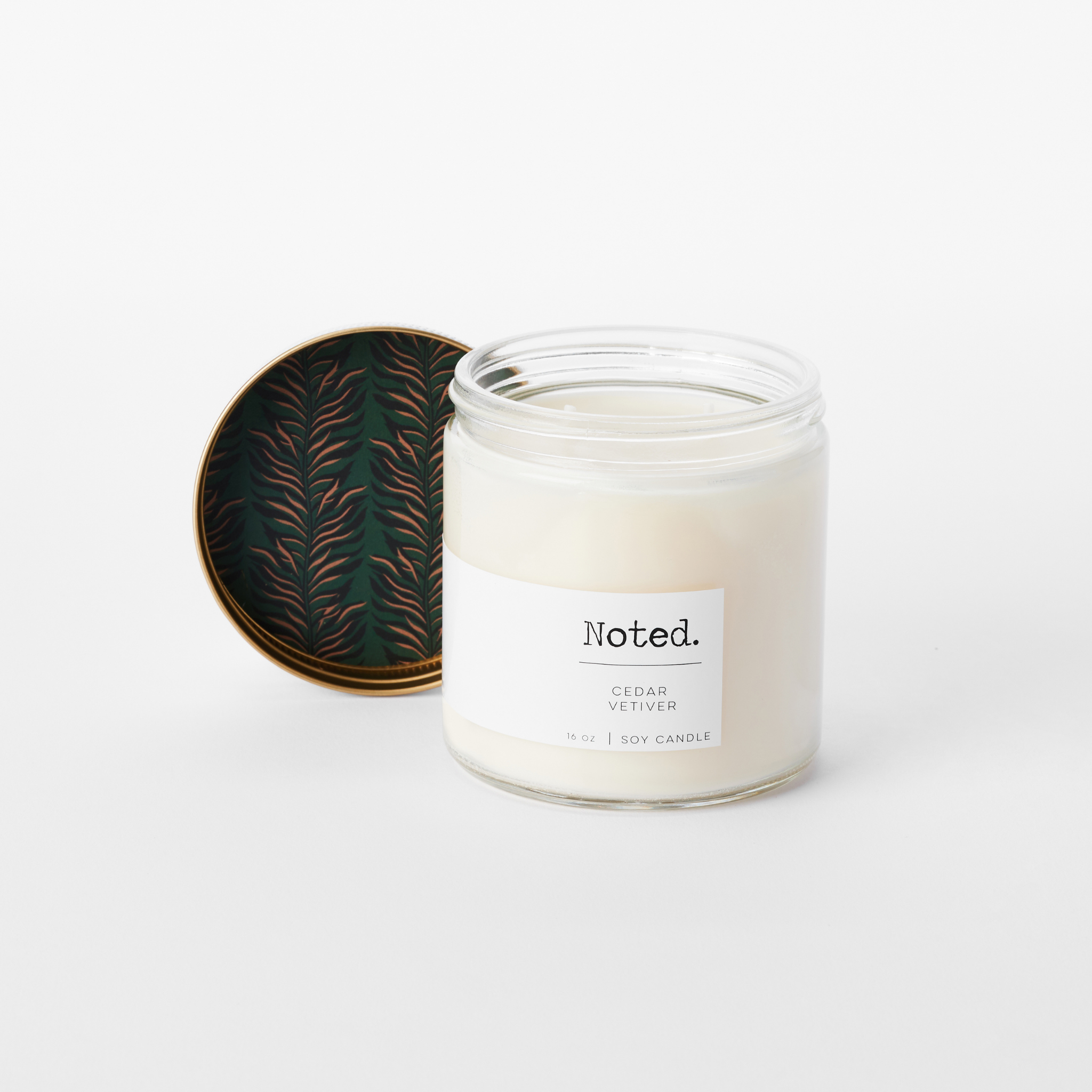 Cedar Vetiver Double Wick Candle