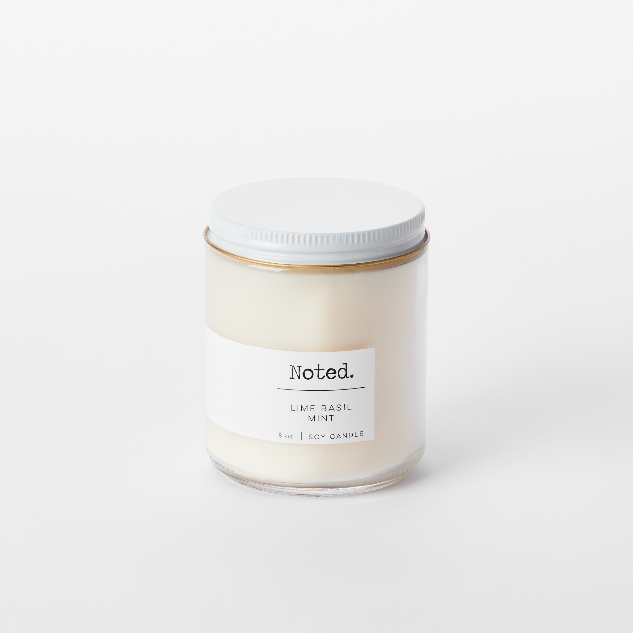 Lime Basil Mint 8oz Candle