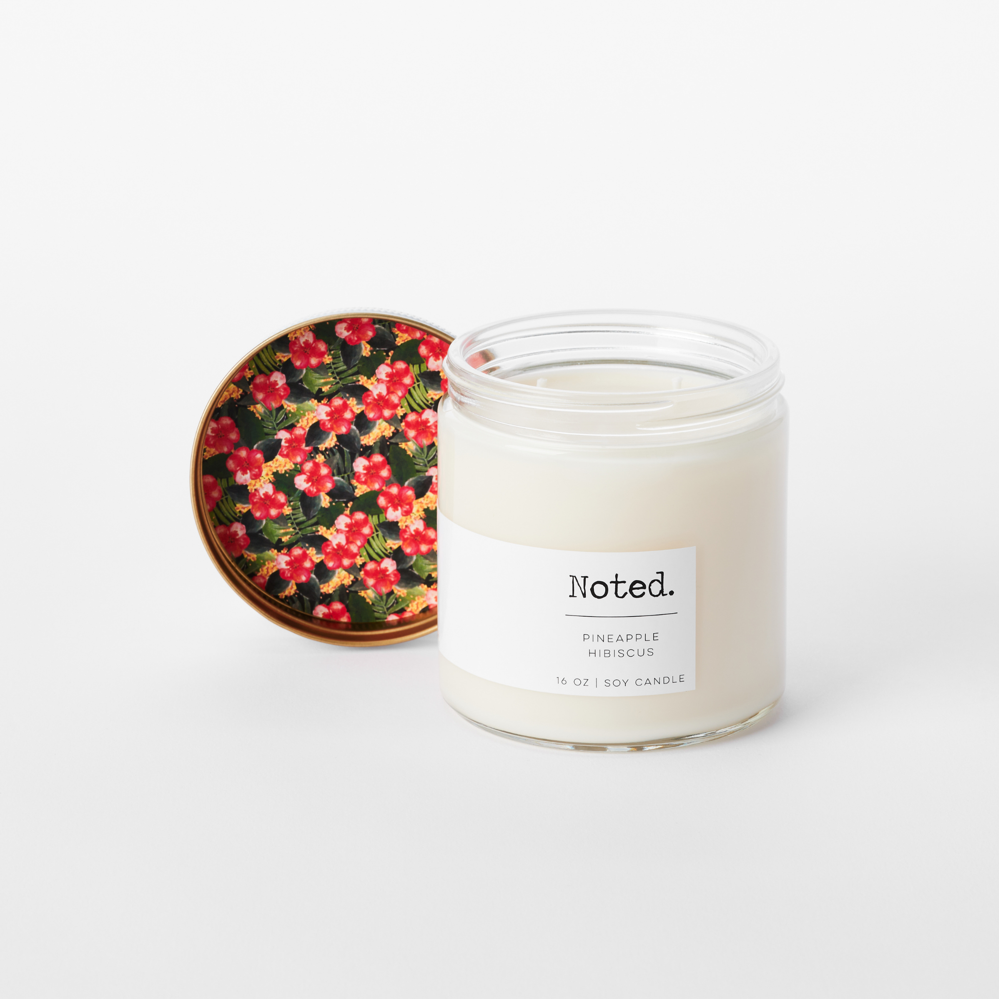 Pineapple Hibiscus Double Wick Candle