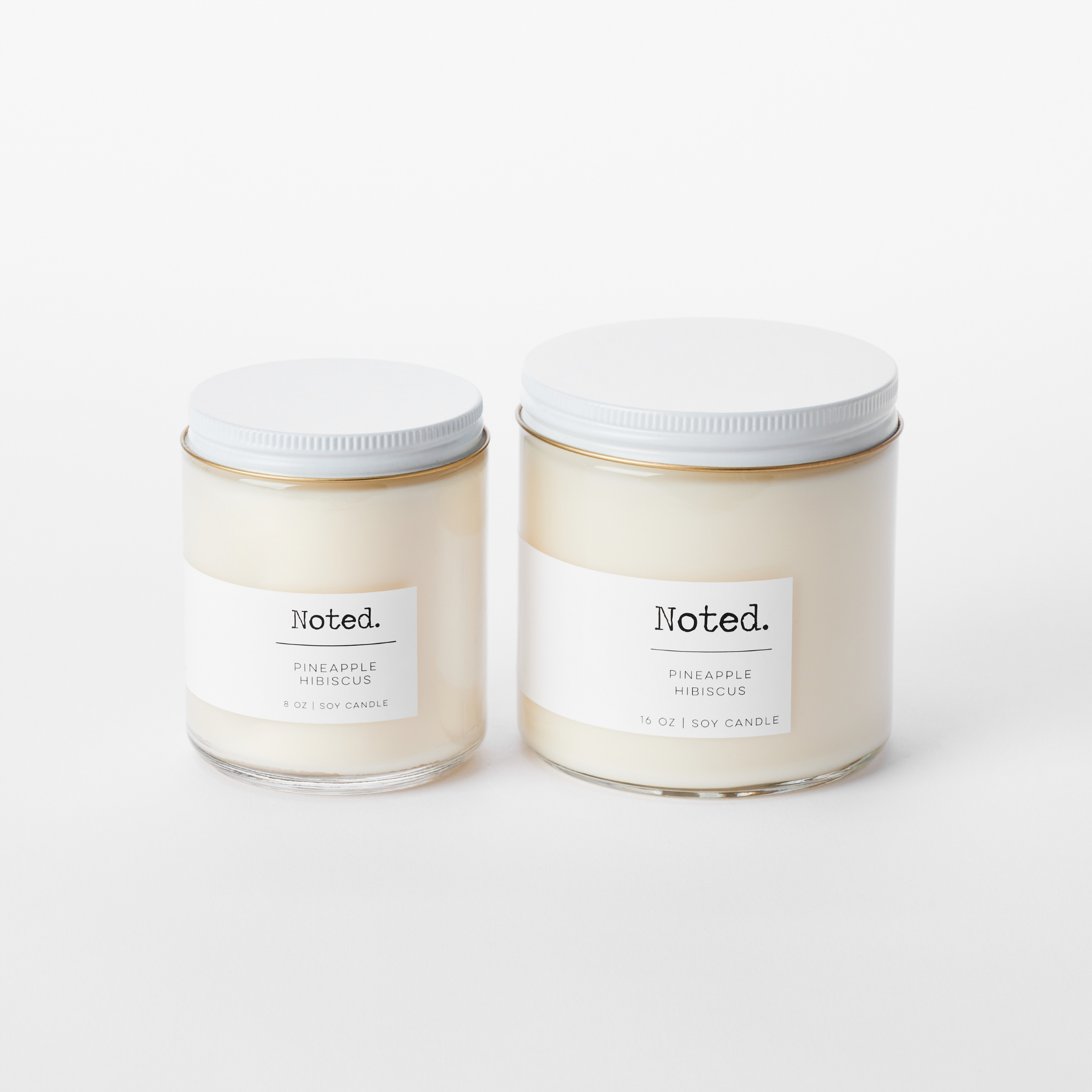 Pineapple Hibiscus Double Wick Candle