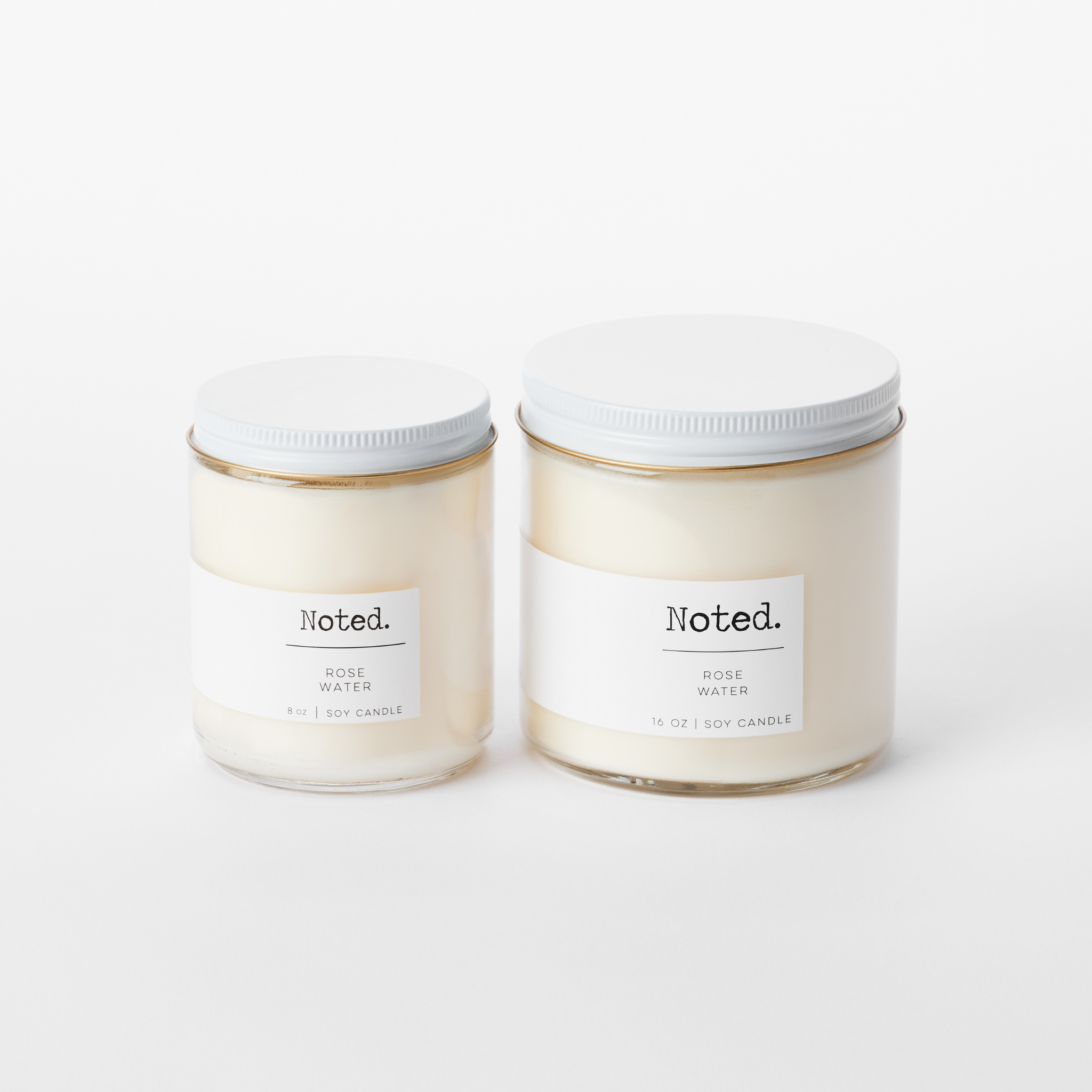 Rose Water Double Wick Candle