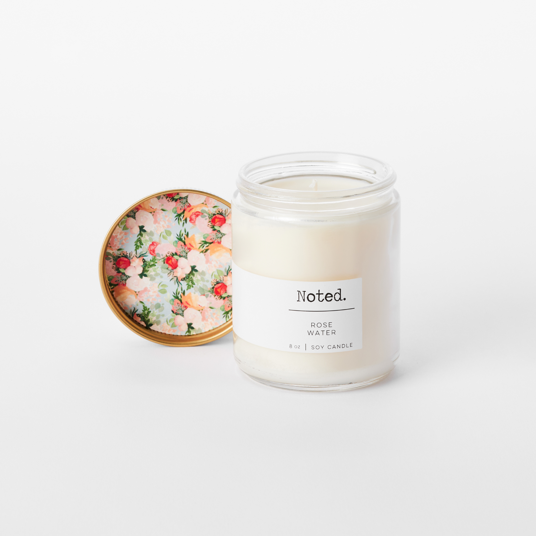 Rose Water 8oz Candle