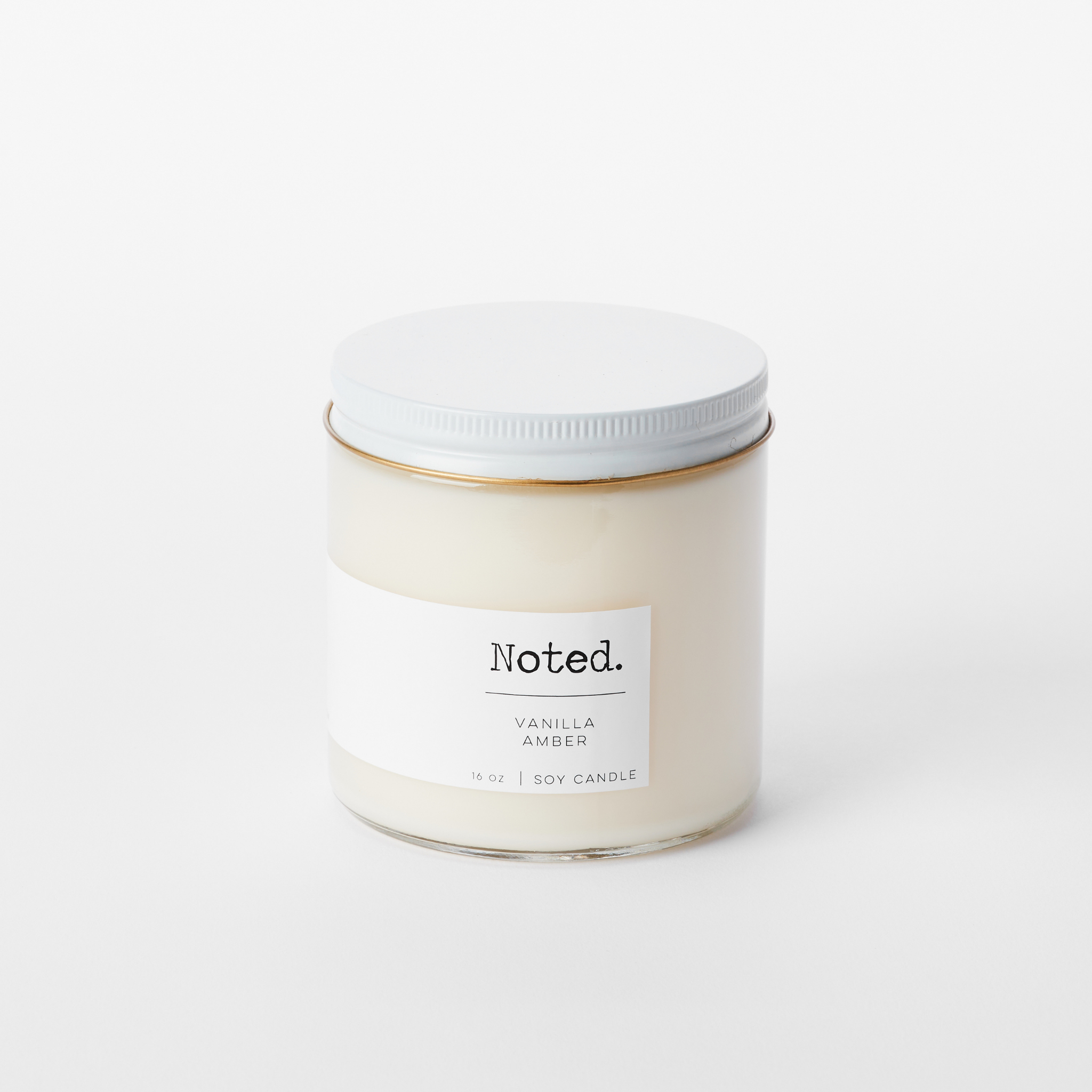 Vanilla Amber Double Wick Candle