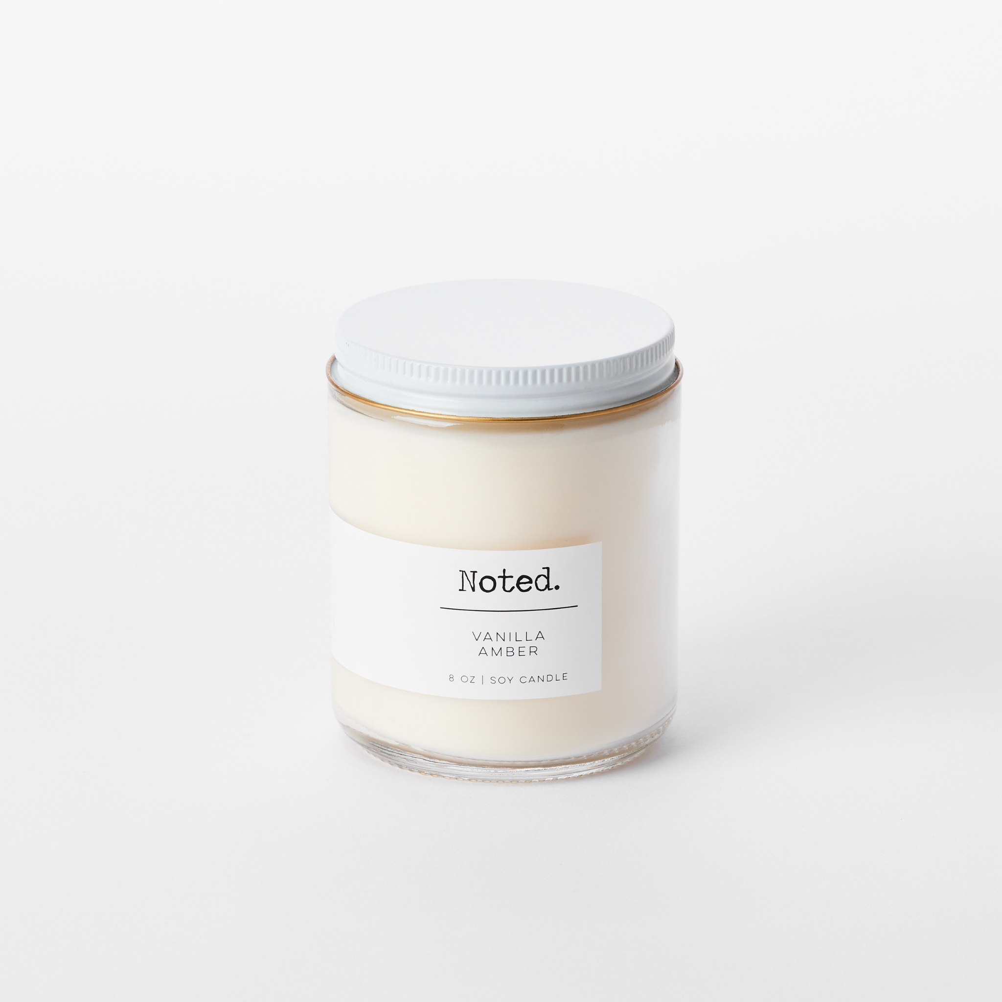 Vanilla Amber 8oz Candle