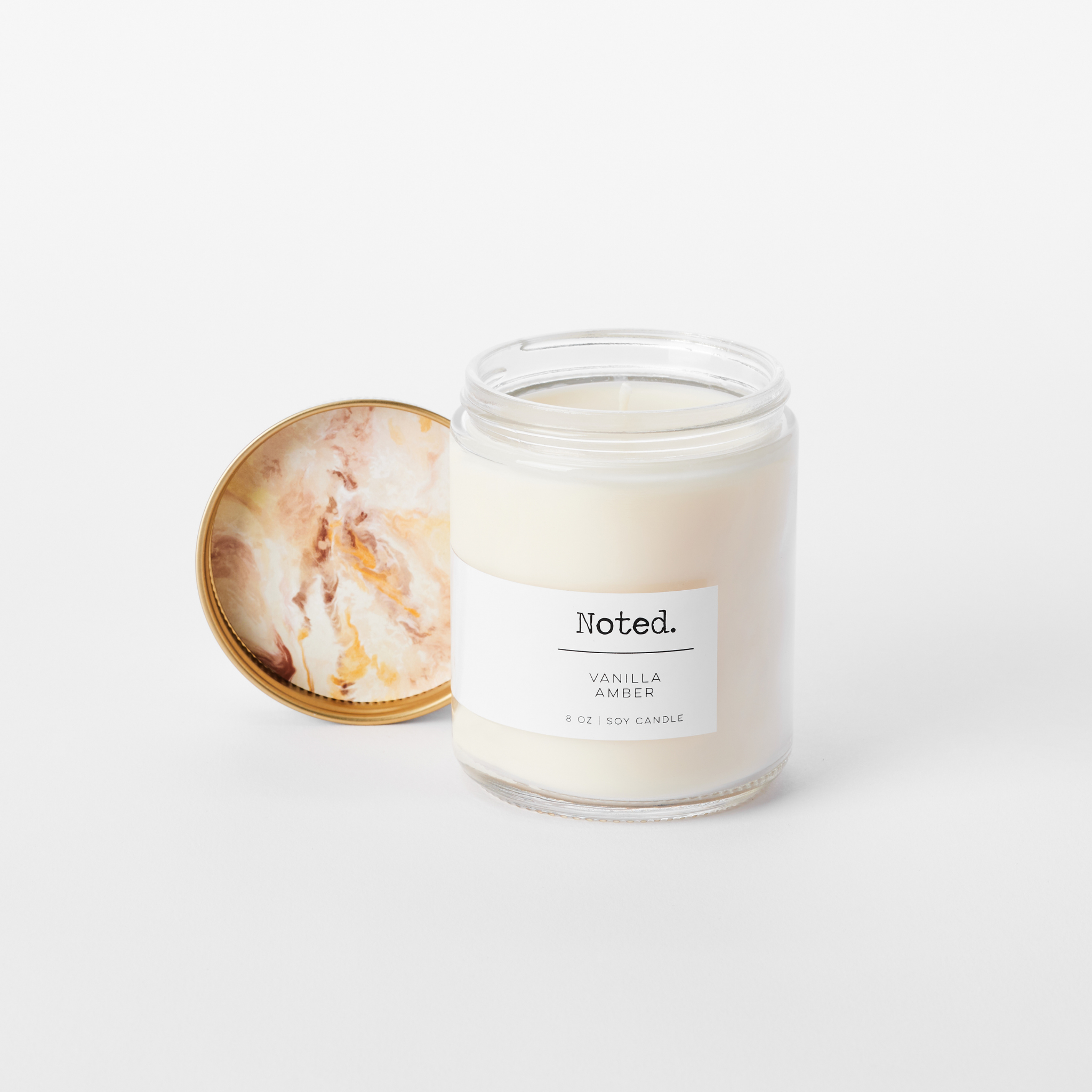 Vanilla Amber 8oz Candle