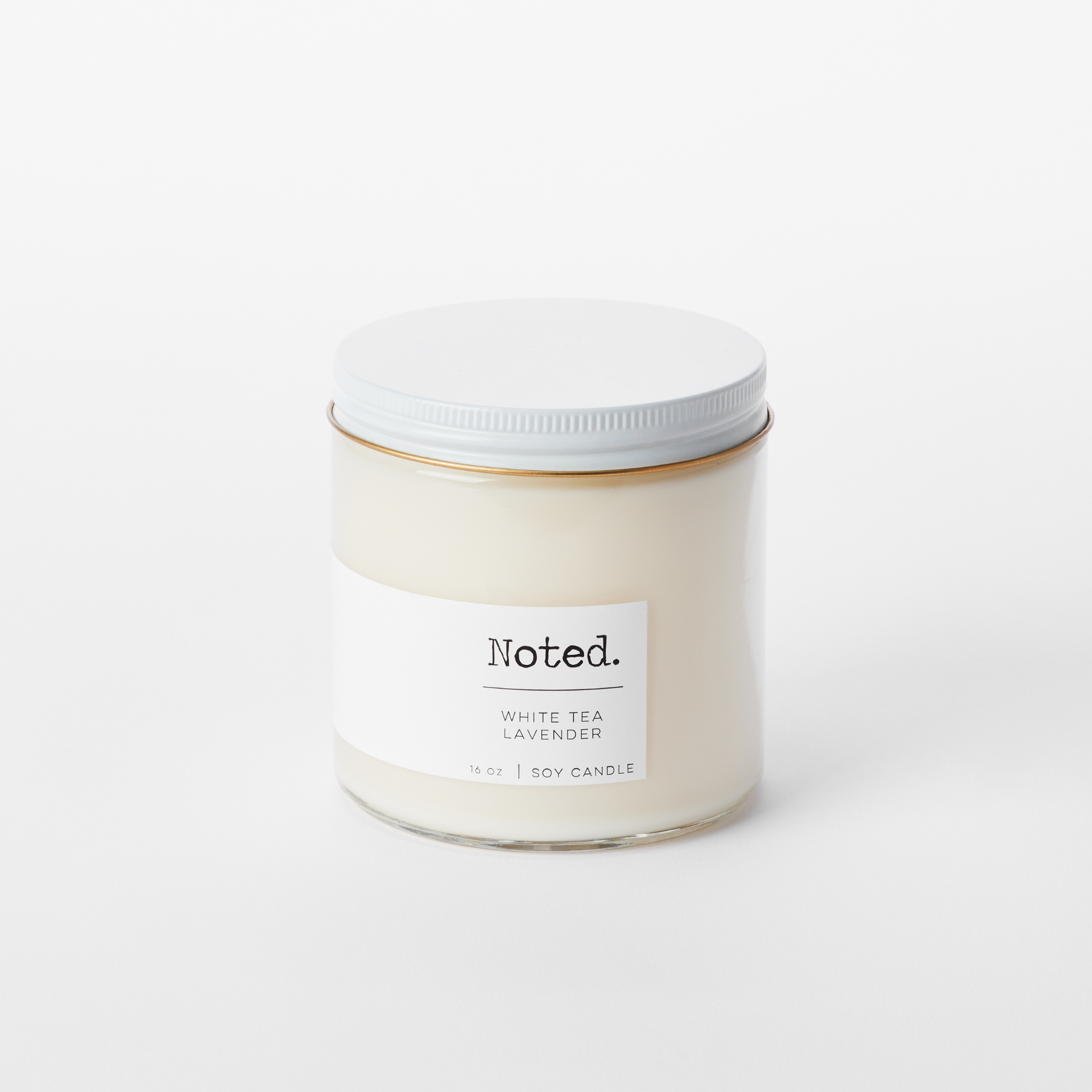White Tea Lavender Double Wick Candle