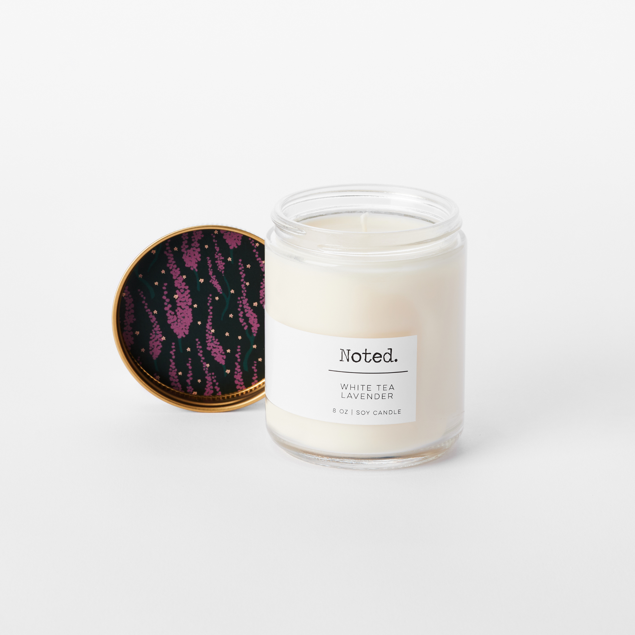 White Tea Lavender 8oz Candle