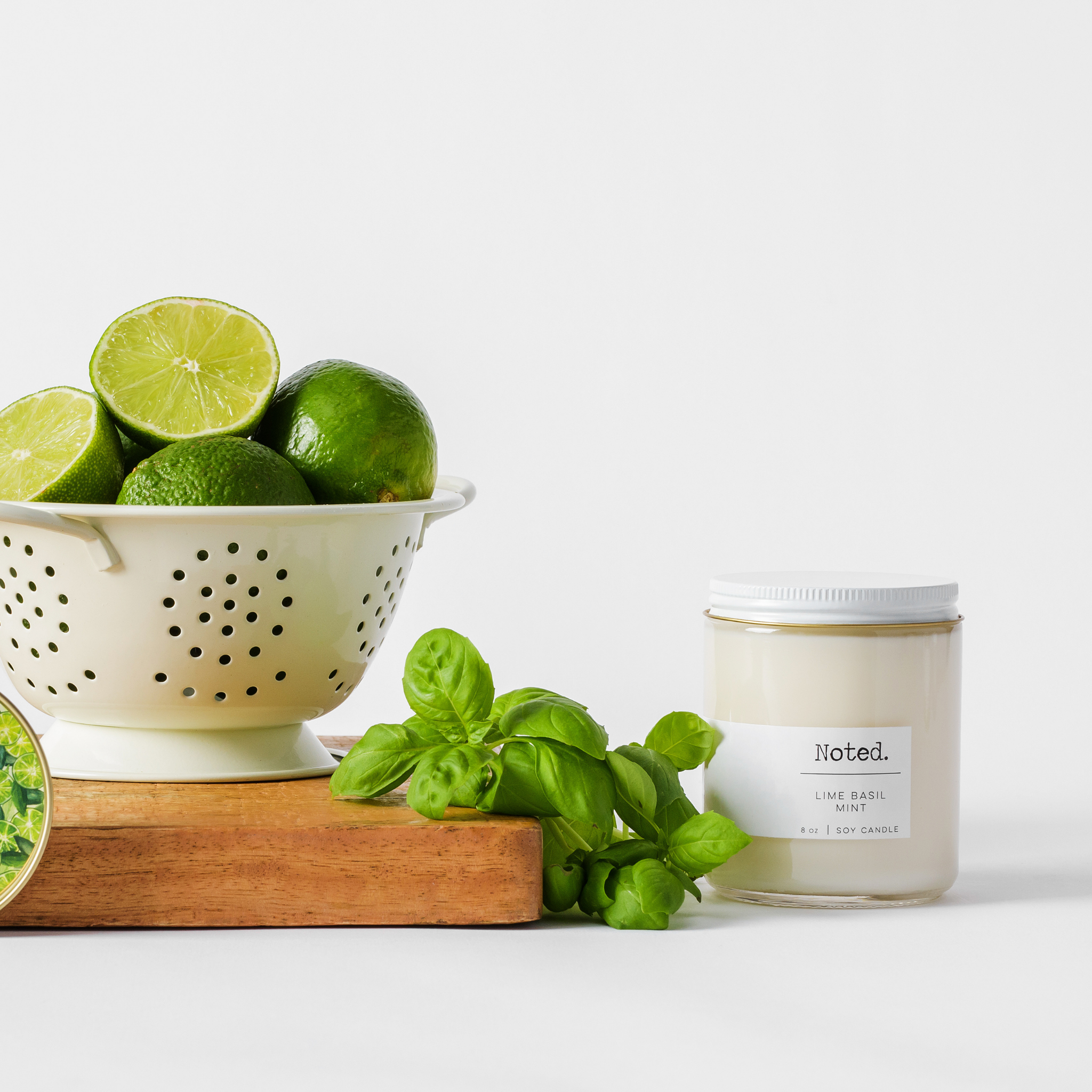 Lime Basil Mint 8oz Candle