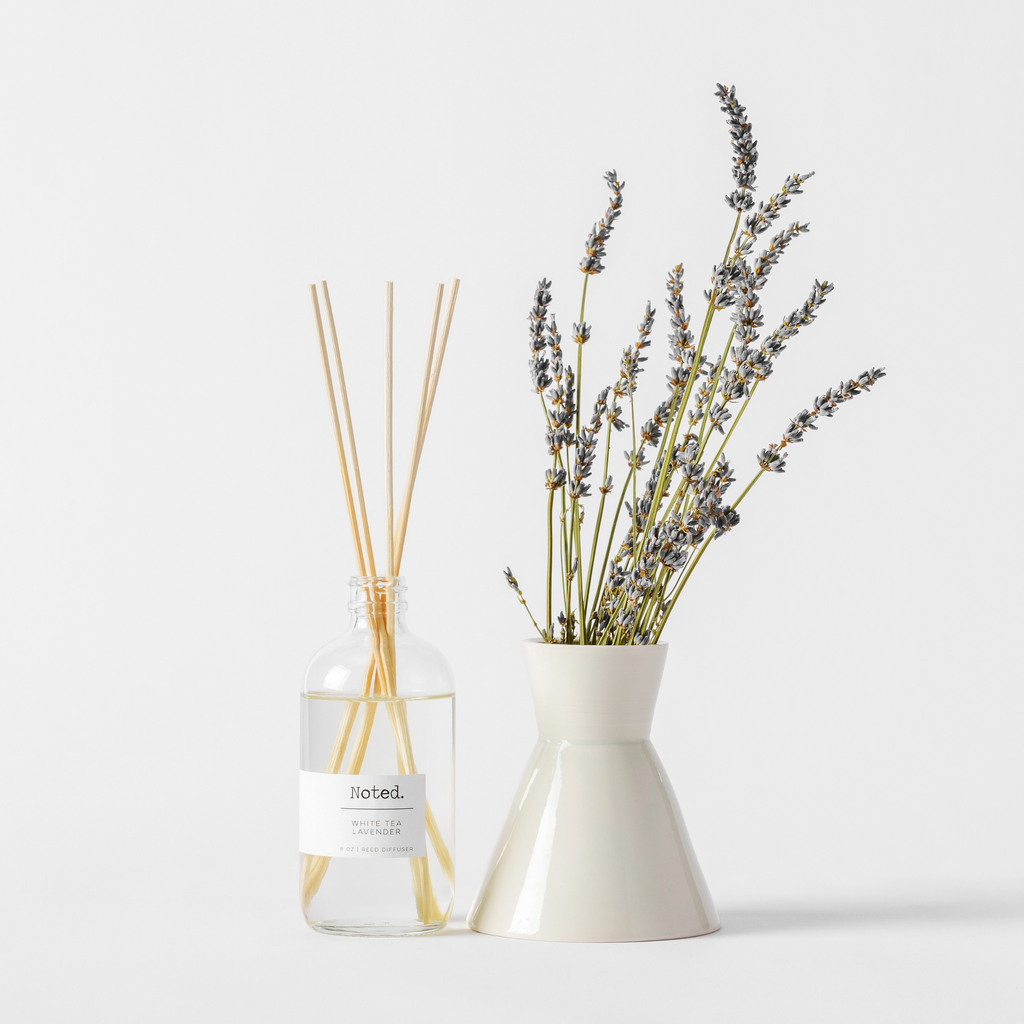 White Tea Lavender Reed Diffuser – Noted Candles
