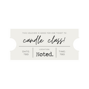 Candle Class Voucher