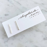 Whisper Earrings: Sterling Silver