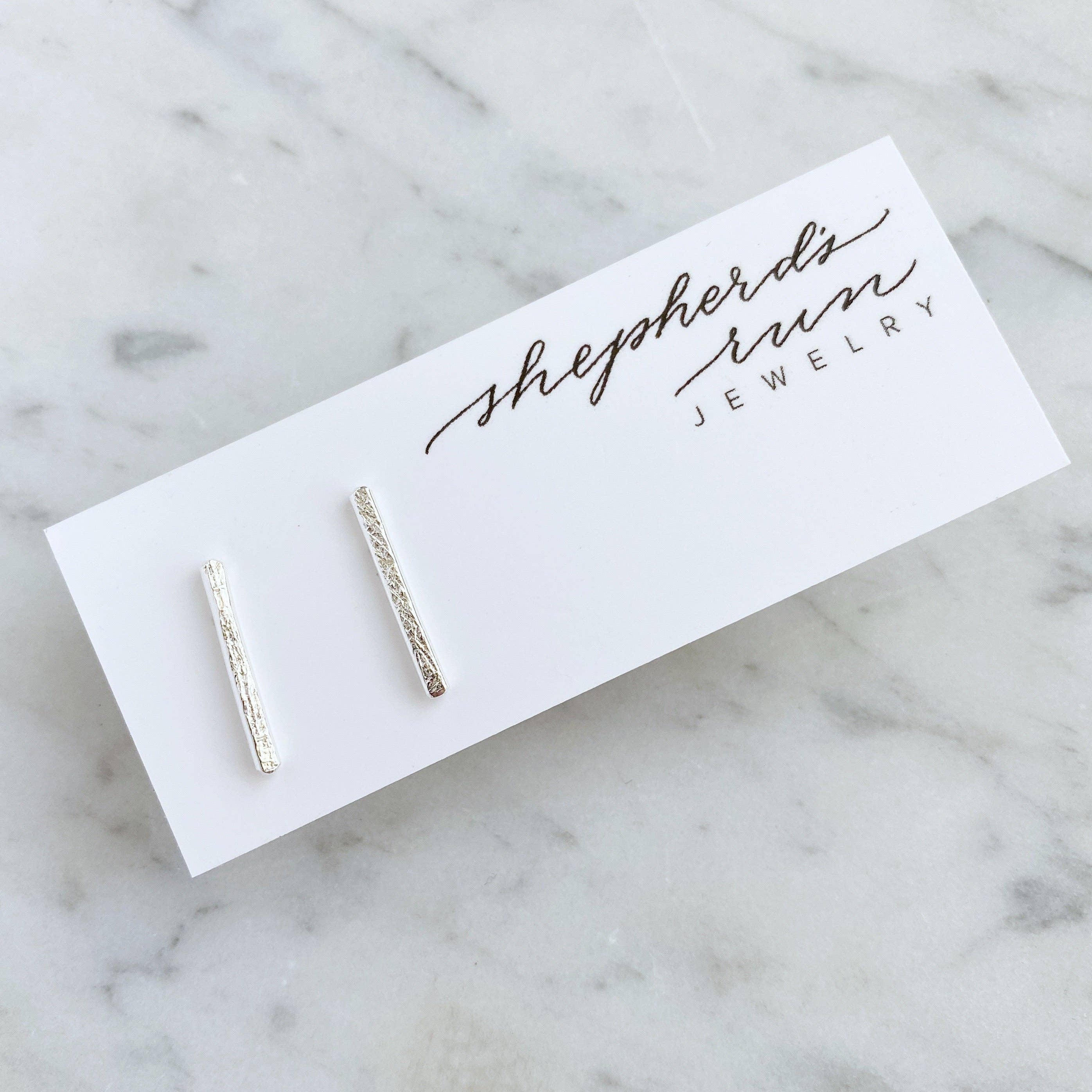 Whisper Earrings: Sterling Silver