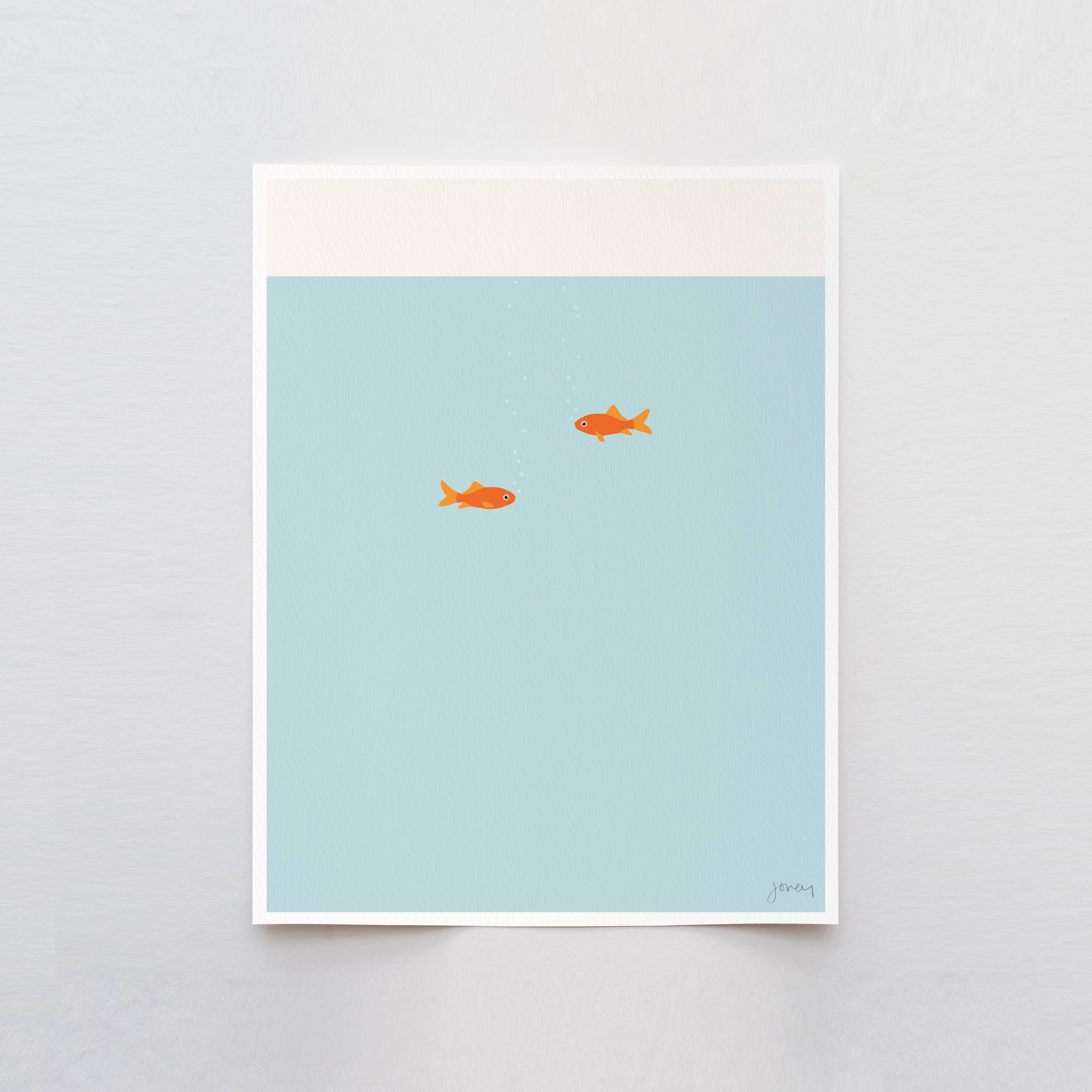 Goldfish Art Print 8"x10"