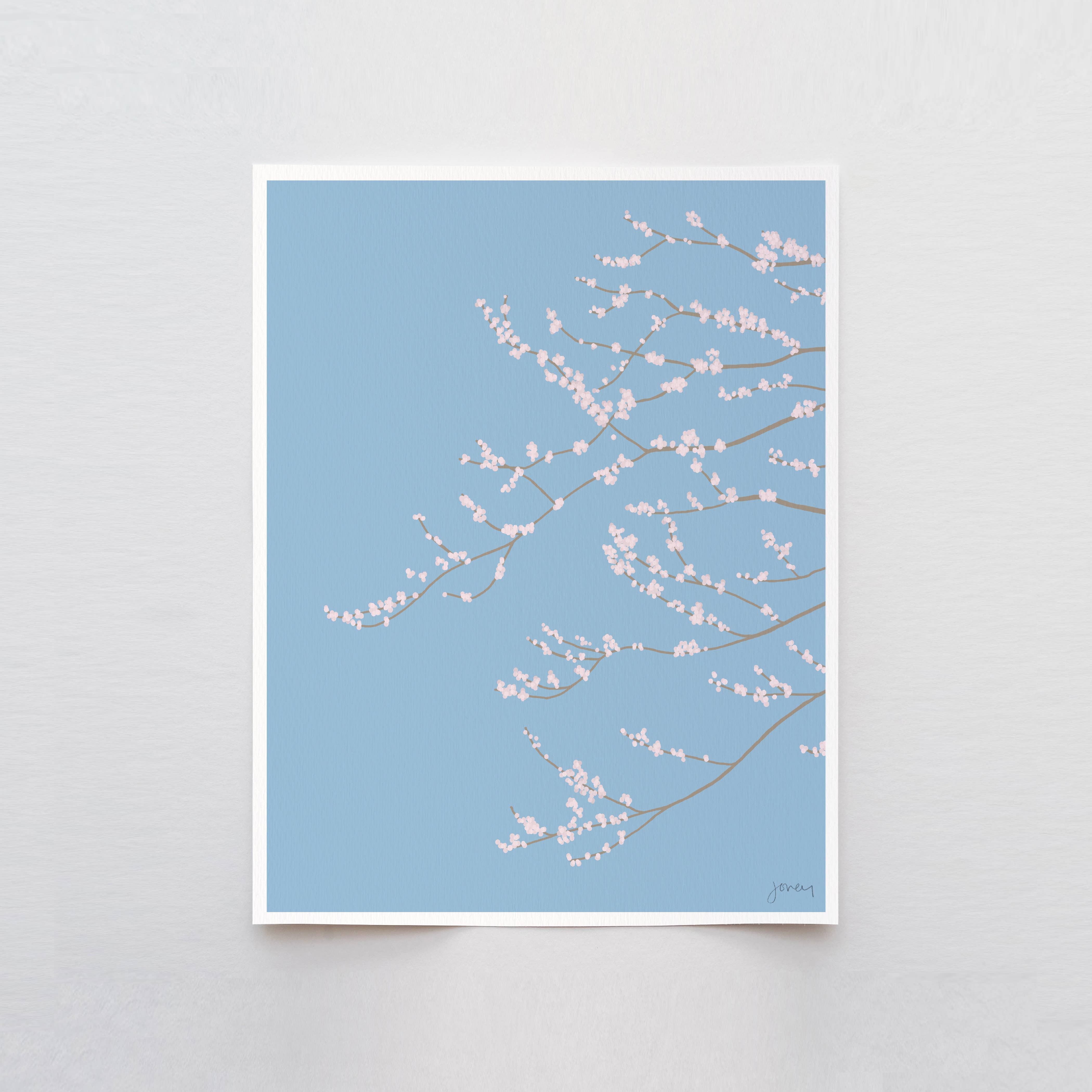 Cherry Blossom Art Print 8"x10"