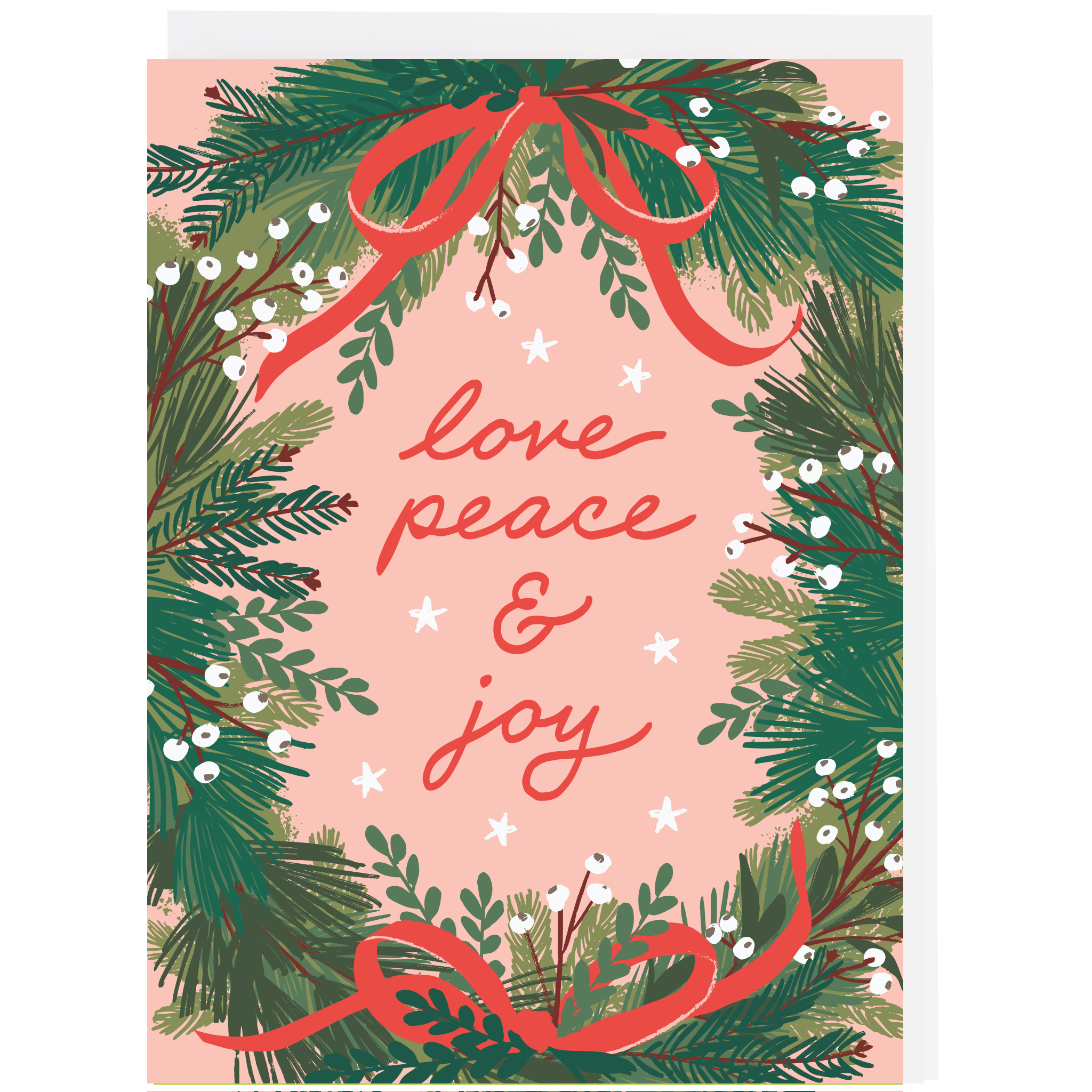 Love Wreath Card